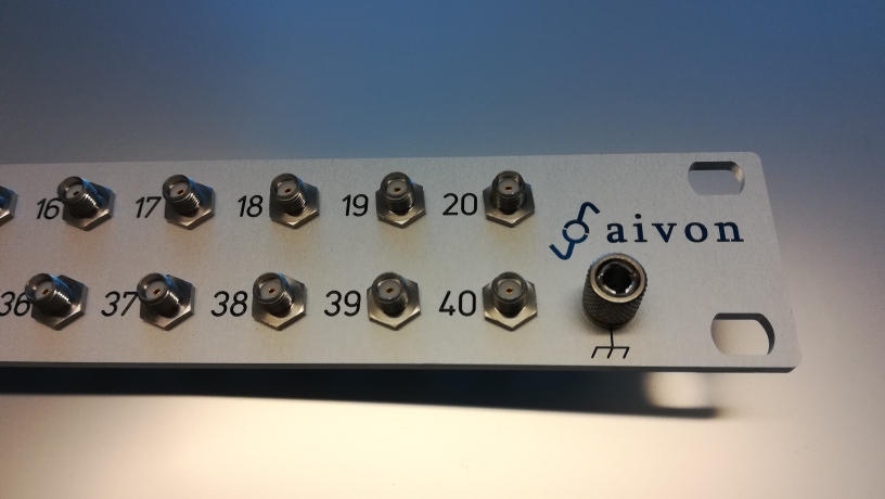 SMA connector panel