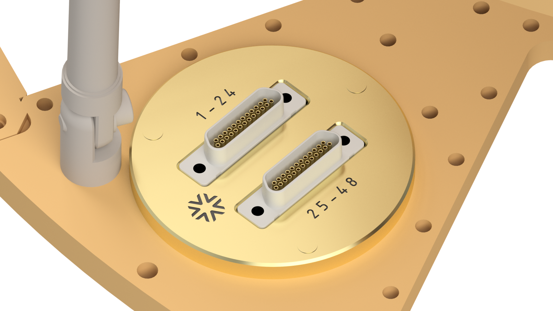 Nord Cryo Cryogenic Dual microD25 to 48 SMPM Breakout