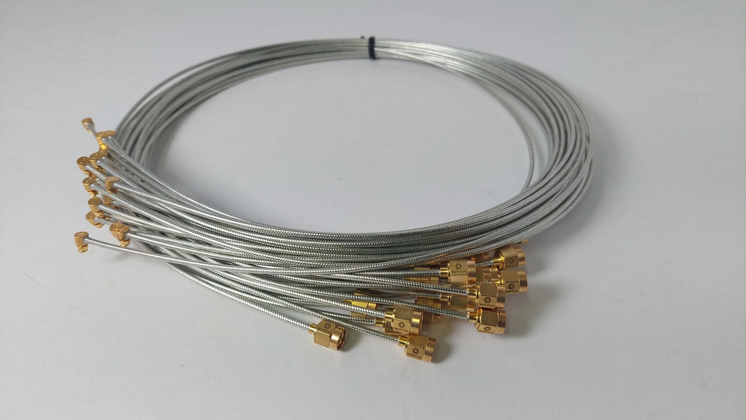 Cryogenic low-thermal-conductivity coaxial cables — view 2